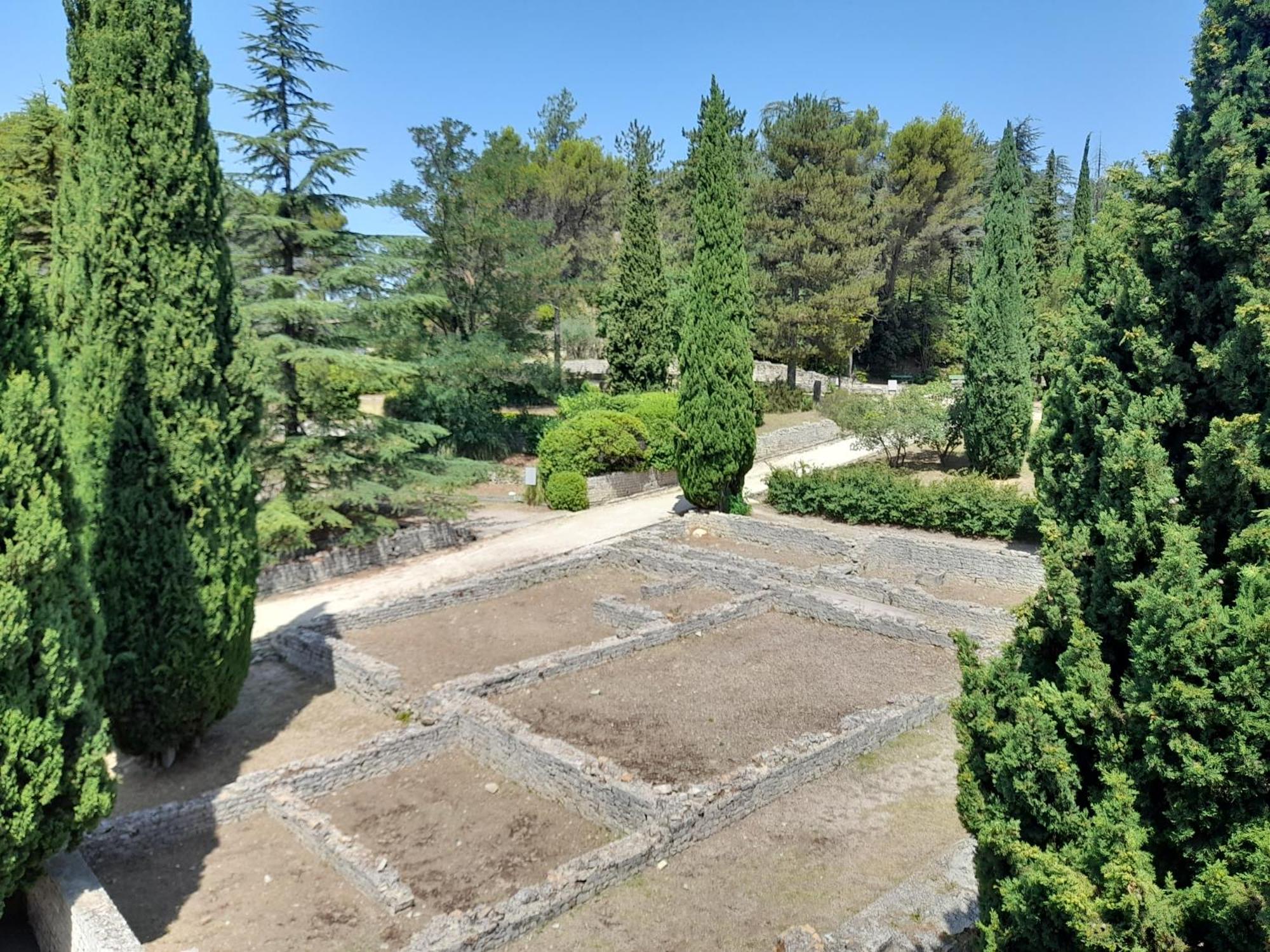 베종 라 로멘 Grande Terrasse Et Vue Sur Le Site Antique 아파트 외부 사진